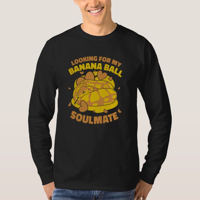 Camiseta Procurando Meu Alma Gêmeo Bola de Banana Python Bo (Frente)
