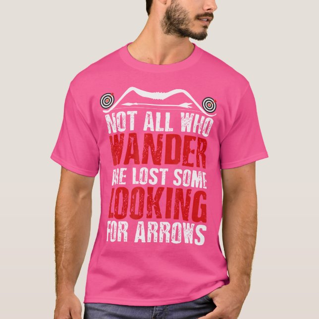 Camiseta Procurando Por Flechas Arco Caça Caçadores Arco (Frente)