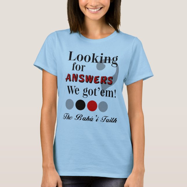 Camiseta Procurando respostas (Frente)