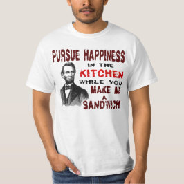 CAMISETA PROCURAR FELICIDADE NA COZINHA