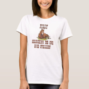 Camiseta Procurar um Stallion