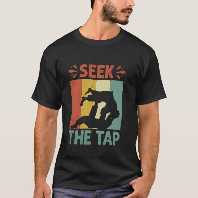 Camiseta Procure a Derrota Lutar Briga Jiujitsu (Frente)