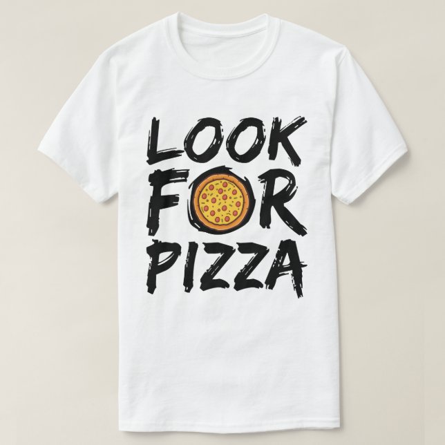 Camiseta Procure Pizza (Frente do Design)