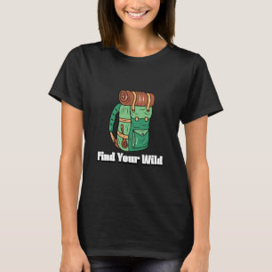 Camiseta Procure Seus Caçadores de Aventura Selvagem