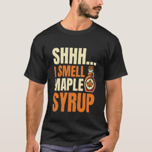 Camiseta Produção de Xarope de Bordo Engraçada