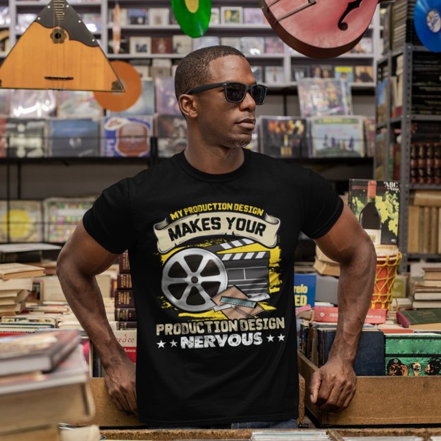 Camiseta Produção Design Flex - Filme Creme Set Life (Criador carregado)