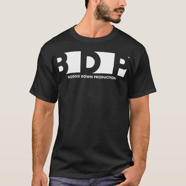 Camiseta produção retrô bdp boogie down (Frente)