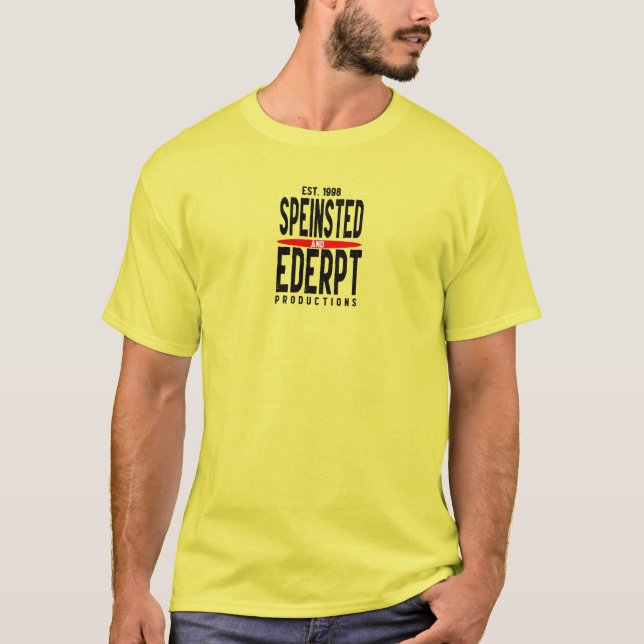 Camiseta Produções aceleradas e editadas (Frente)