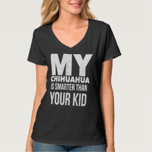 Camiseta Produto De Cachorro Chihuahua Engraçado Para Pais