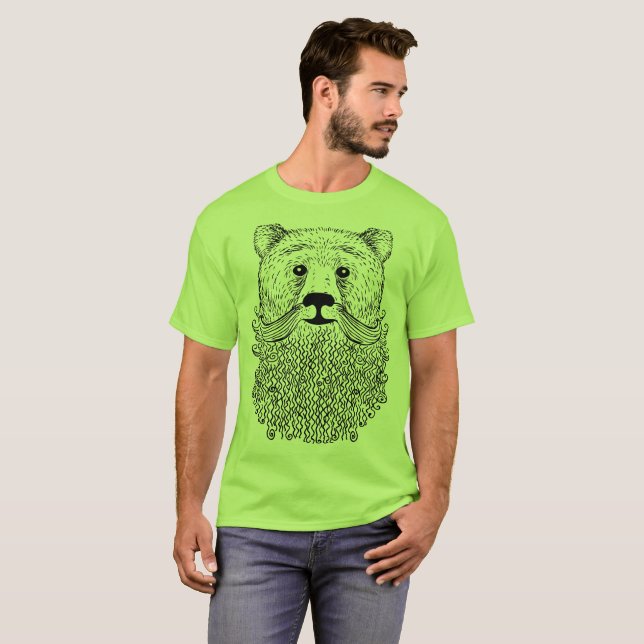 Camiseta Produto farpado do urso (Frente Completa)