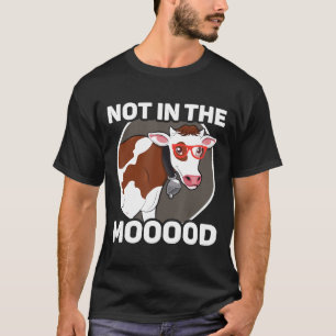 Camiseta Produtor de Laticínios Não Está no Vaca Mal-Humora