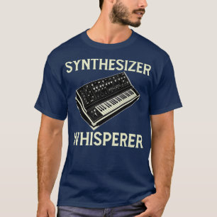 Camiseta Produtor de música Design Whisperer do Analog Synt