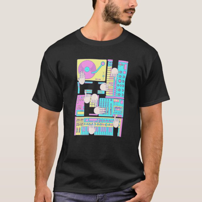 Camiseta Produtor De Música Eletrônica Beatmaker Dj (Frente)