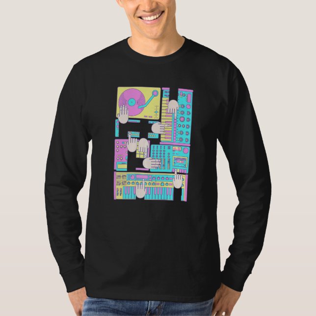 Camiseta Produtor De Música Eletrônica Beatmaker Dj (Frente)
