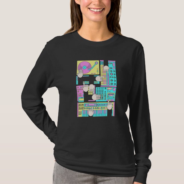 Camiseta Produtor De Música Eletrônica Beatmaker Dj 1 (Frente)