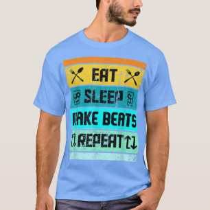 Camiseta Produtor De Música Vintage Retro T Shirt Beat Make