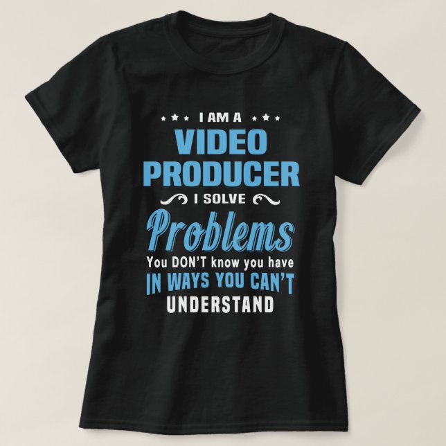 Camiseta Produtor de vídeo (Frente do Design)