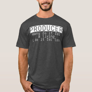 Camiseta Produtor Muitos Fazem Por Uma Vida Eu Faço Por Amo