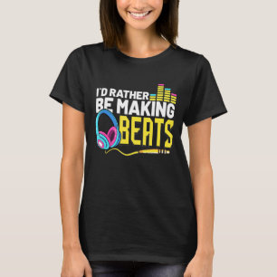 Camiseta Produtor musical Carro Estéreo Som Cara de áudio t