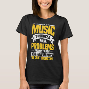 Camiseta Produtor Musical Composer Record Musical Song Make