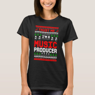 Camiseta Produtor Musical Compositor de Natal Gravadora Mús
