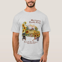 Camiseta Produtores De Fazendas De Girassol