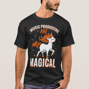 Camiseta Produtores De Música São Magnéticos, Unicórnio, Re