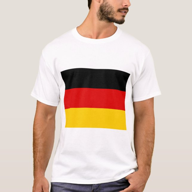 Camiseta Produtos alemães da bandeira (Frente)