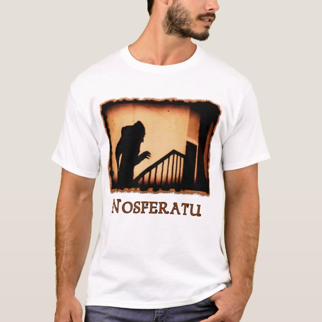 Camiseta Produtos assustadores do vampiro de Nosferatu (Frente)