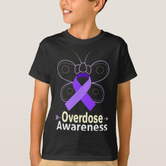 Camiseta Produtos Butterfly Fita Opióide Sobredosagem de Op