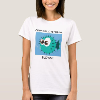 Camiseta Produtos cervicais da consciência da distonia
