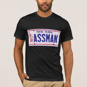 Camiseta Produtos da matrícula de Assman New York