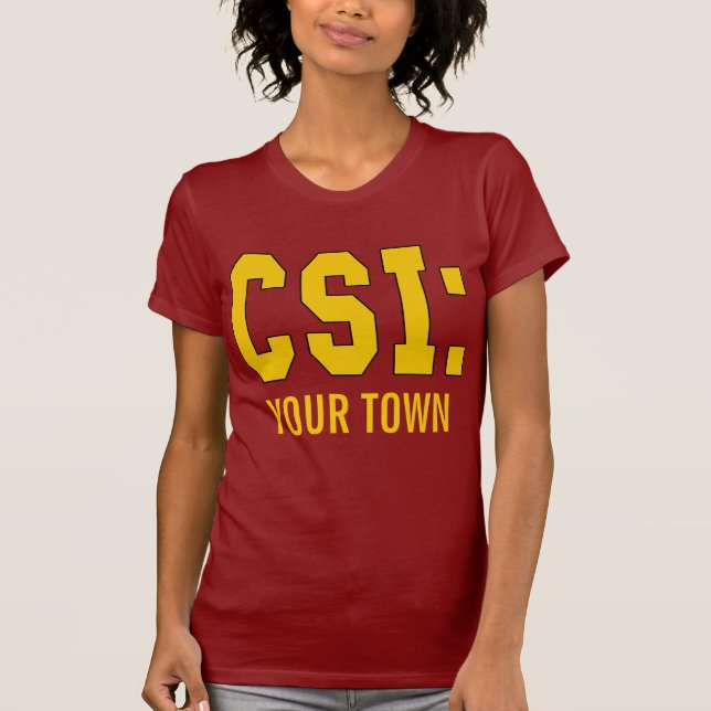 Camiseta Produtos de CUSTOMIZEABLE CSI (Frente)