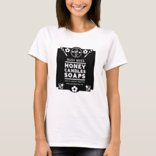 Camiseta Produtos de mel para o mercado de agricultores