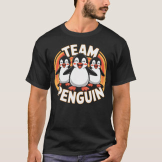 Camiseta Produtos de Pinguim da Equipe Pinguim Para