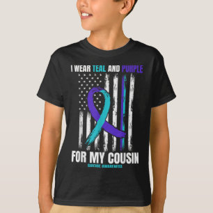 Camiseta Produtos de prevenção da sensibilização suicida Pr