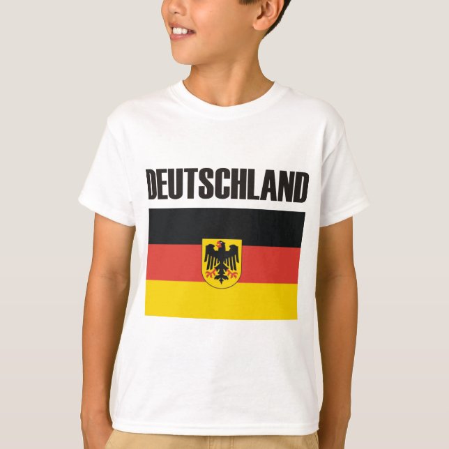 Camiseta Produtos & design da alemanha de Alemanha! (Frente)