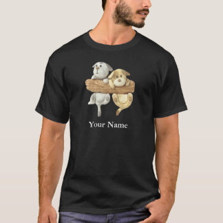 Camiseta Produtos do caráter da argila de papel