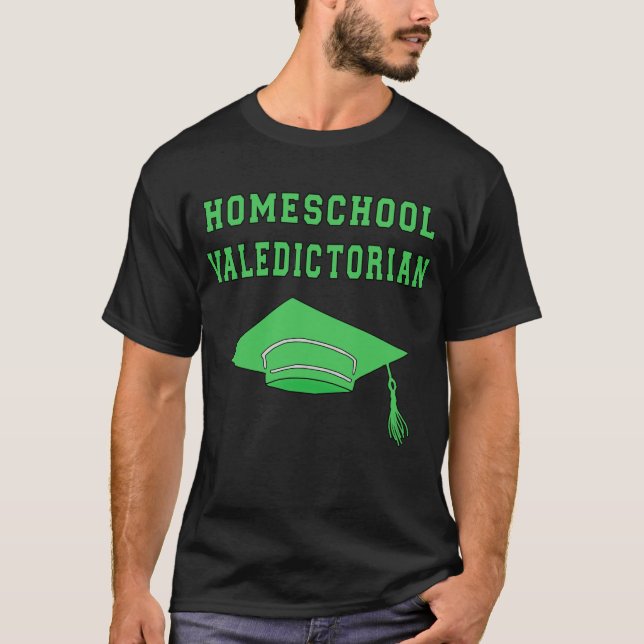 Camiseta Produtos do Valedictorian de Homeschool (Frente)