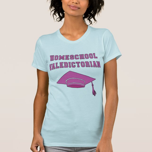Camiseta Produtos do Valedictorian de Homeschool (Frente)
