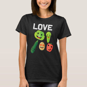 Camiseta Produtos Hortícolas Para Masculinos Veggies Frutas