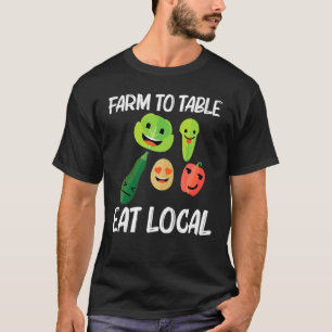 Camiseta Produtos Hortícolas Para Masculinos Veggies Frutas