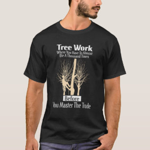 Camiseta Prof. Arborista de Árvore Subindo Árvore Árvore Ar