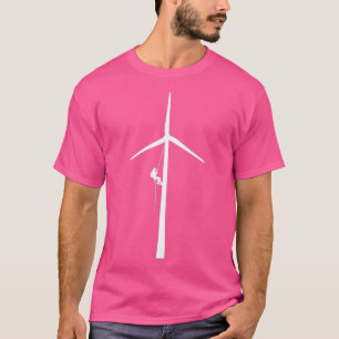 Camiseta Prof. técnico de turbinas eólicas mecânicas de tur