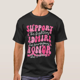 Camiseta Proferir o guerreiro da consciência do Cancer da M
