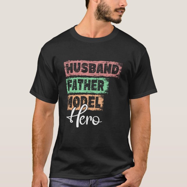 Camiseta Profession dad hero father Model  1 (Frente)