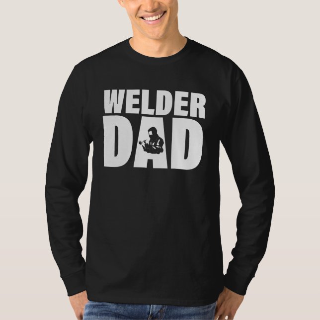 Camiseta Profession Job For Men   Welder Dad (Frente)