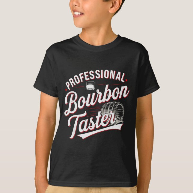 Camiseta Professional Bourbon Taster Funny Drinking Whiskey (Frente)