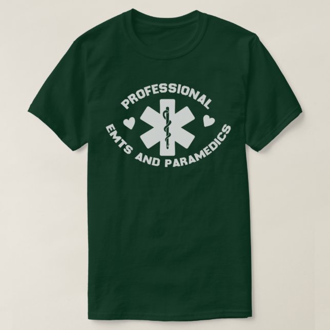 Camiseta professional EMTs and paramedics gift 2 (Frente do Design)