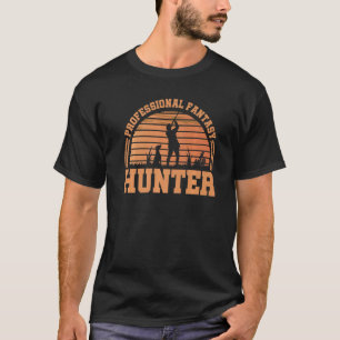 Camiseta Professional Fantasy Hunter Retro Forest Vintage H